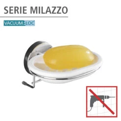 Wenko Vacuum-Loc® Wand Seifenablage „Milazzo“ 10 Wenko Vacuum-Loc® Wand Seifenablage „Milazzo“ -Wenko 895056 Wenko Vacuum Loc Wand Seifenablage Milazzo 20882100 02