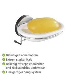 Wenko Vacuum-Loc® Wand Seifenablage „Milazzo“ 12 Wenko Vacuum-Loc® Wand Seifenablage „Milazzo“ -Wenko 895056 Wenko Vacuum Loc Wand Seifenablage Milazzo 20882100 04