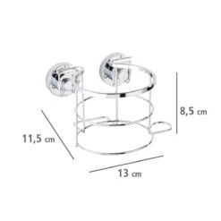 Wenko Haartrocknerhalter „Bovino“, Befestigen Ohne Bohren, Power-Loc -Wenko 895070 Wenko Haartrocknerhalter Bovino Befestigen ohne bohren P 17798100 06