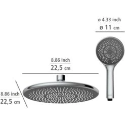 Wenko Duschsystem Watersaving Chrom -Wenko 903225 1068 13