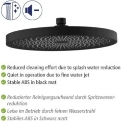 Wenko Duschsystem Softwater Schwarz -Wenko 903231 1068 12