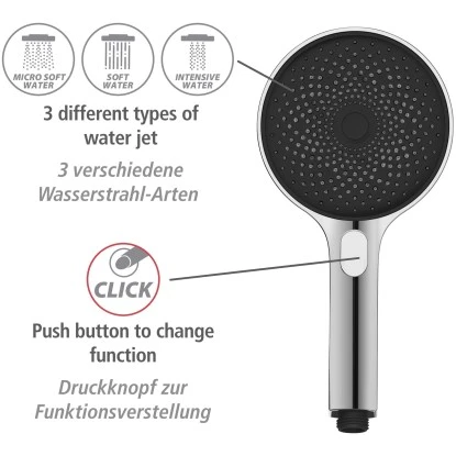 Wenko Brauseset Softwater Chrom 9 Wenko Brauseset Softwater Chrom – Bild 7