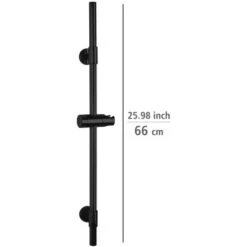 Wenko Duschstange Basic Schwarz 9 Wenko Duschstange Basic Schwarz -Wenko 903260 1068 04