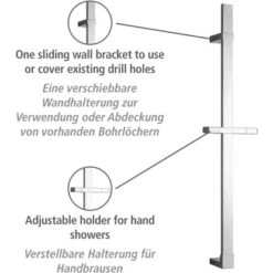 Wenko Duschstange Design Chrom 68 Cm 7 Wenko Duschstange Design Chrom 68 Cm -Wenko 903291 1068 02