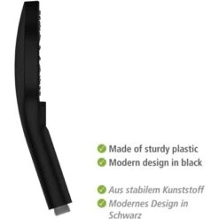 Wenko Duschkopf Ultimate Shower Schwarz/Grau Ø 13 Cm -Wenko 903405 1068 07