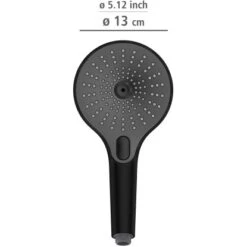 Wenko Duschkopf Ultimate Shower Schwarz/Grau Ø 13 Cm -Wenko 903405 1068 08