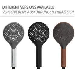 Wenko Duschkopf Watersaving Wood Ø 12 Cm -Wenko 903410 1068 08