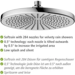 Wenko Regenduschkopf Ultimate Shower Chrom/Weiß Ø 25 Cm -Wenko 903508 1068 04