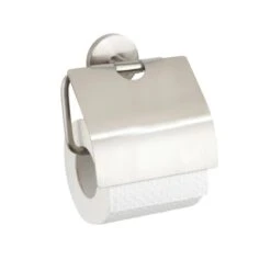 Wenko Toilettenpapierhalter Mit Deckel Cuba Zinkdruckguss, 13.5 X 13.5 X 4 Cm -Wenko 90552 sb freisteller de 01