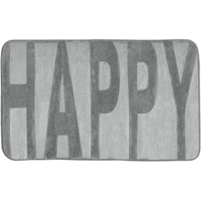 Wenko Badteppich Memory Foam Happy 50 Cm X 80 Cm Grau 3 Wenko Badteppich Memory Foam Happy 50 Cm X 80 Cm Grau