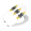 Wenko Premium WC-Sitz „Stones With Flower“, Antibakteriell, Mit Absenkautomatik 2 Wenko Premium WC-Sitz „Stones With Flower“, Antibakteriell, Mit Absenkautomatik -Wenko 918179 Wenko Premium WC Sitz Stones with Flower antibakteriell 21748100 01