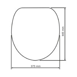 Wenko Premium WC-Sitz „Ottana“, Dunkelgrau, Antibakteriell, Mit Absenkautomatik -Wenko 919642 Wenko Premium WC Sitz Ottana Dunkelgrau antibakteriell m 19657100 04