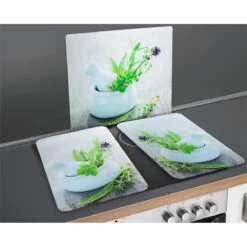 Wenko Herdabdeckplatte „Kräutergarten“, 2er Set -Wenko 929601 Wenko Herdabdeckplatte Kraeutergarten 2er Set 2521420100 07