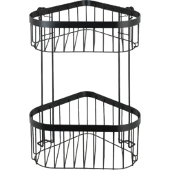 WENKO Eckregal »Classic Plus Black«, 1 Ablage, 1 Korb -Wenko a500091cd1245d9cdaa4f25484d3e92e