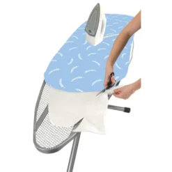 WENKO Bügelbrettbezug, Ersatz-Bügelpolster Molton, 130 X 52 Cm, Geeignet Für Dampfbügeleisen