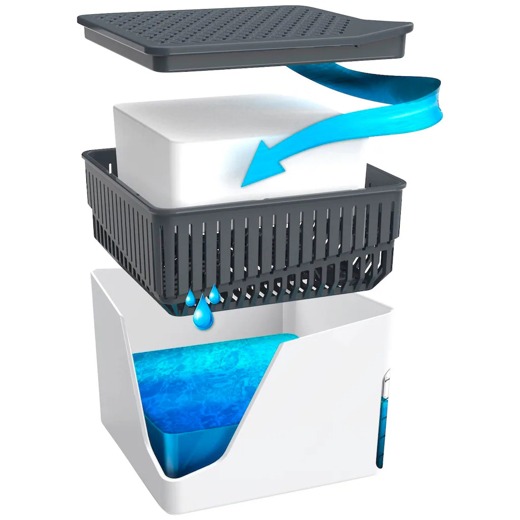 WENKO Luftentfeuchter-Nachfüllpack »Cube«, 3 X 1 Kg 4 WENKO Luftentfeuchter-Nachfüllpack »Cube«, 3 X 1 Kg – Bild 2