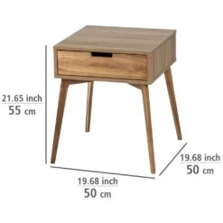 WENKO Beistelltisch »Acina«, BxTxH: 50x50x55 Cm, Aus Akazienholz -Wenko a77da6825f0b69fd5e5d036f96b2ca20