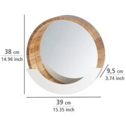 WENKO Spiegel »Finja«, BxH: 39x38 Cm -Wenko b734f9fb50584e216ed16d3d06469c17