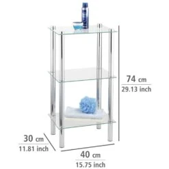 WENKO Regal »Yago«, 2 Shampoo-Ablagen -Wenko bff18a55351c4d435101139376abedc9