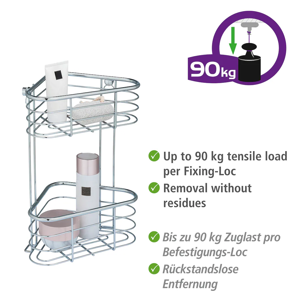 WENKO Badregal »Trestina«, Eckablage, 2 Etagen 8 WENKO Badregal »Trestina«, Eckablage, 2 Etagen – Bild 6