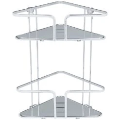 WENKO Badregal »Termoli«, Eckregal, 2 Etagen