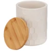 WENKO Vorratsdose »Maya«, (1 Tlg.), FSC, Vorratsdose Aus Keramik Mit Bambus-Deckel