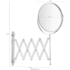 WENKO Wandspiegel »Exclusiv«, 3-fach Vergrösserung -Wenko caafc02dec74937f7953d2afd73d3df0