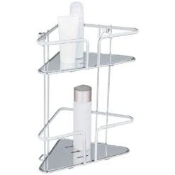 WENKO Badregal »Termoli«, Eckregal, 2 Etagen -Wenko cc47dd13e9ec30dc8d3d2087caa1b706