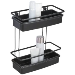 WENKO Badregal »Molinella«, 2 Etagen, Extra Tiefe Körbe -Wenko d49f9d8acccfcff614bbcc620cc0bcd3