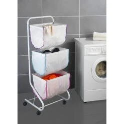 WENKO Wäschesortierer »Escala«, Mit 3 Körben -Wenko d5a9f5ec551e68f8e2daba76c9bdbaf1