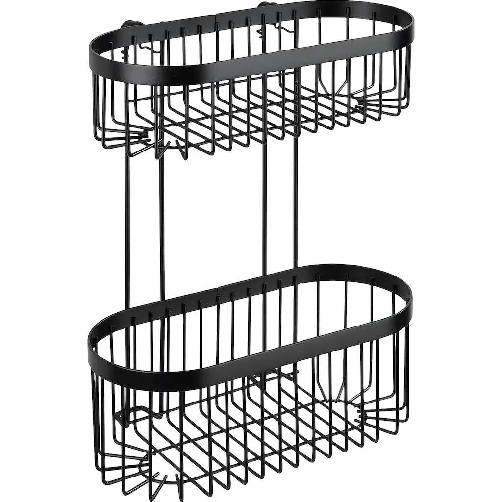 WENKO Wandregal »Classic Plus Black«, 2 Etagen 4 WENKO Wandregal »Classic Plus Black«, 2 Etagen – Bild 2