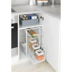 WENKO Auszugsboden, Für Mehr Stauraum, 2 Fächer, Einfacher Einbau In Küchenschränke -Wenko daa1f870ac30182ecf1f21889eccc794