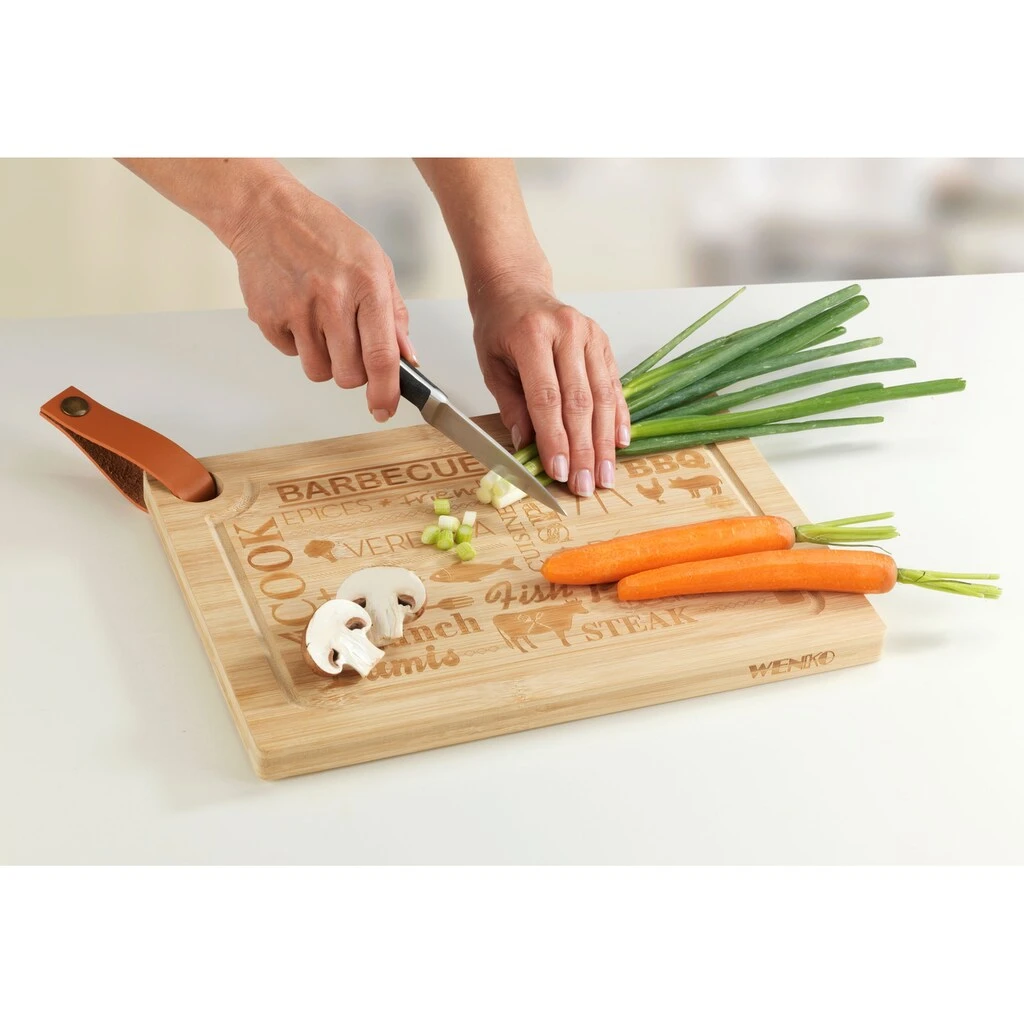 WENKO Schneidebrett, Mit Praktischem Riemen Zum Aufhängen 8 WENKO Schneidebrett, Mit Praktischem Riemen Zum Aufhängen – Bild 6