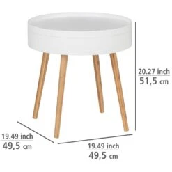 WENKO Beistelltisch »Finja«, ØxH: 50x52 Cm, Aus Bambus -Wenko dcbb40e6b7b57370e2cafeee7befb526