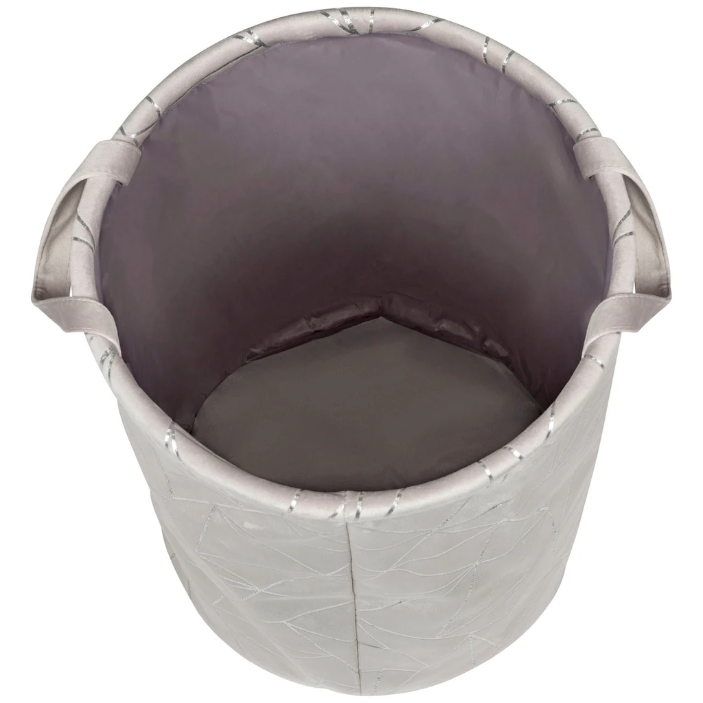 WENKO Wäschekorb »Samira«, Grau, Aus Filz 5 WENKO Wäschekorb »Samira«, Grau, Aus Filz – Bild 3