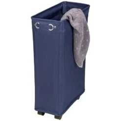 WENKO Wäschekorb »Corno«, Navy, Mit Vier Leichtgängigen Rollen 9 WENKO Wäschekorb »Corno«, Navy, Mit Vier Leichtgängigen Rollen -Wenko e4e72b935031d1c34c0f72fbc1b174d7