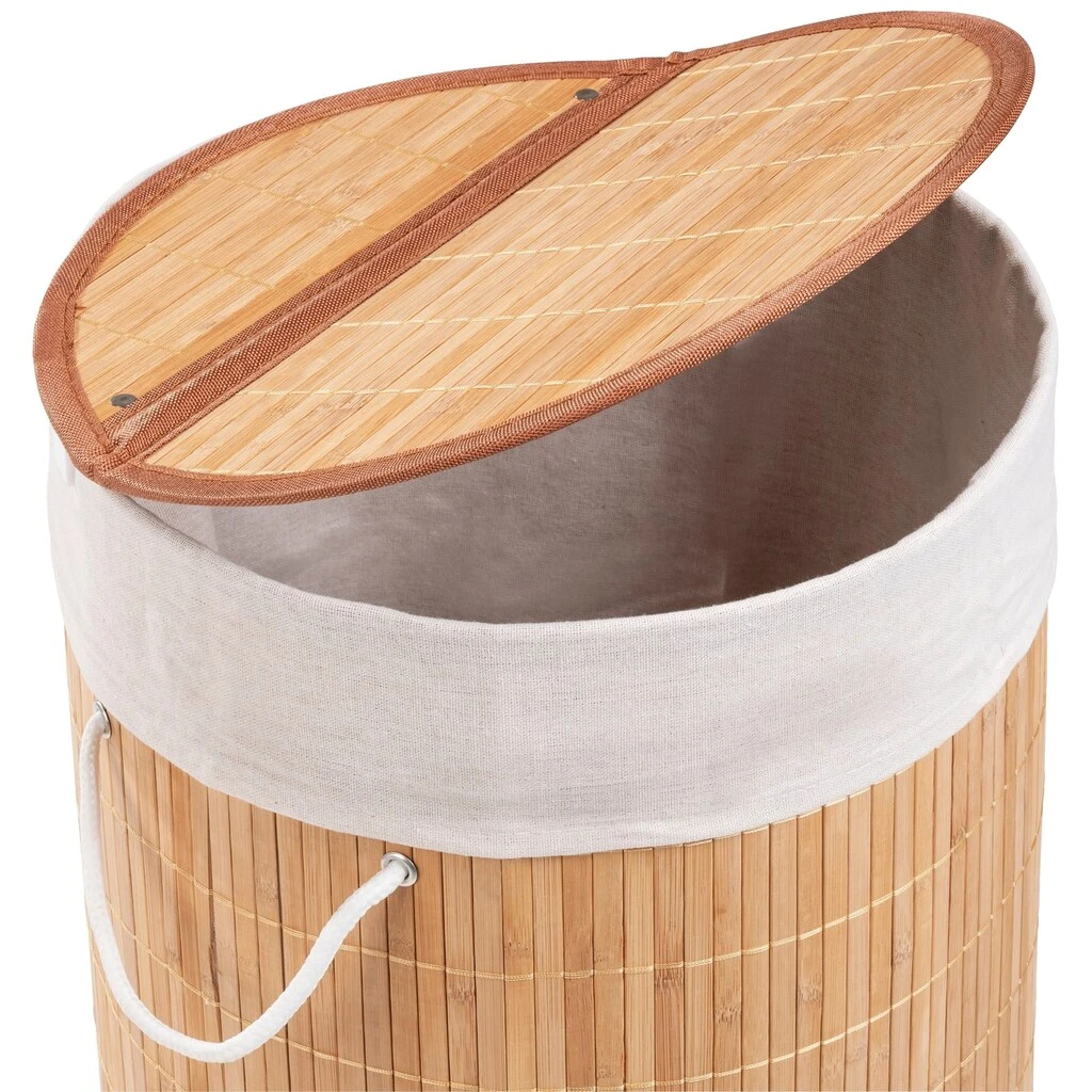 WENKO Wäschetruhe »Bamboo«, 55 L 5 WENKO Wäschetruhe »Bamboo«, 55 L – Bild 3