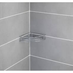 WENKO Badregal »Milano«, Eckregal, Chrom -Wenko f98234596f8bf0223893c169d77ab88d