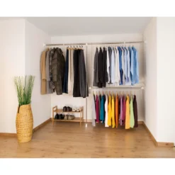 WENKO Teleskopregal »Garderobe«, (Set, 3 St.) -Wenko fa02b2312cf7119ff2ab349abeb8c700