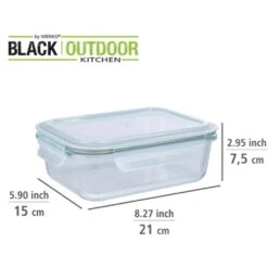 WENKO Frischhaltedose »Pacu«, (1 Tlg.), Glas, Aufbewahrungsdose Zum Zubereiten Und Einfrieren -Wenko fdd34bea2716675e3ffdfaf6672ac9b9